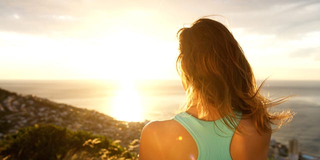 People in nature, Photograph, Sunlight, Sky, Beauty, Light, Morning, Backlighting, Summer, Water, 