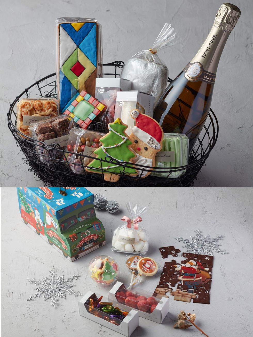 Hamper, Present, Mishloach manot, Gift basket, Basket, Home accessories, Food, 