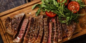 Food, Dish, Cuisine, Meat, Flat iron steak, Grillades, Steak, Rib eye steak, Delmonico steak, Ingredient, 
