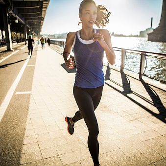 Running, Jogging, Recreation, Leg, Exercise, Athlete, Thigh, Individual sports, Tights, Sportswear, 