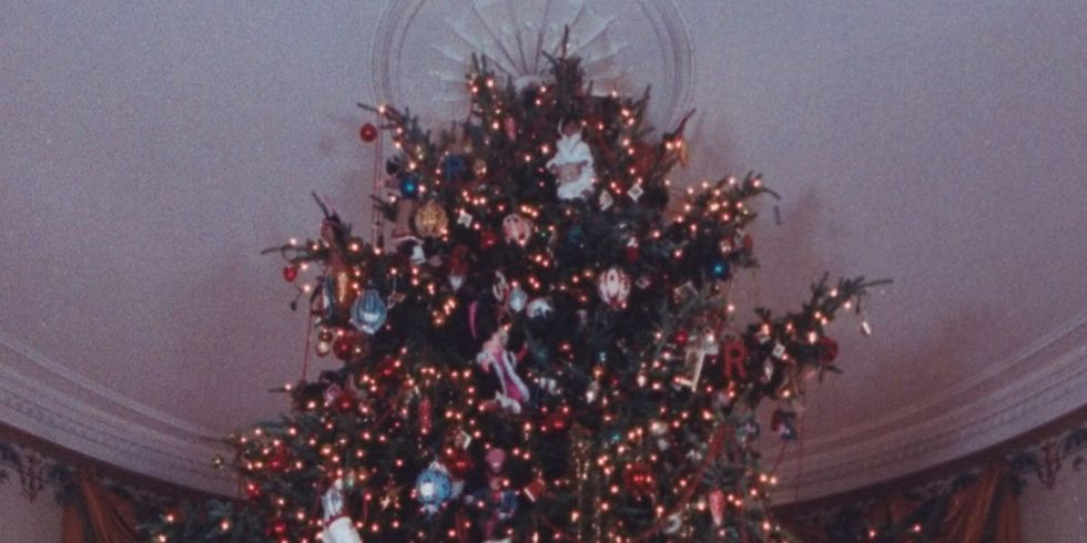 Christmas tree, People, Tree, Christmas decoration, Christmas ornament, Christmas, Crowd, Standing, Event, Fashion, 