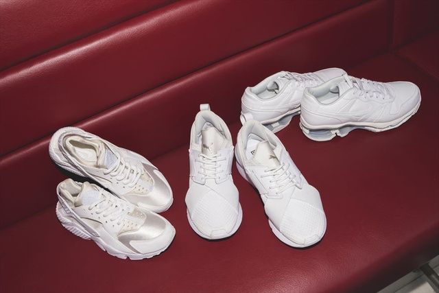 White, Footwear, Shoe, Plimsoll shoe, Athletic shoe, Sneakers, 