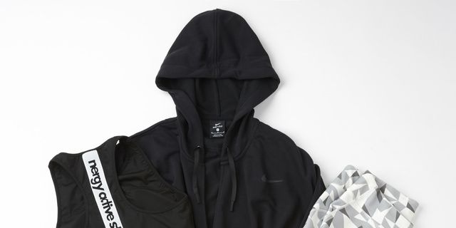 Clothing, Outerwear, Black, Sleeve, Hood, Product, Hoodie, Jacket, Zipper, Font, 