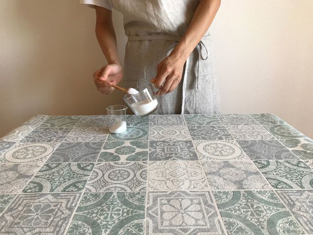 Floor, Tablecloth, Textile, Tile, Flooring, Linens, Room, Table, Pattern, Bed sheet, 