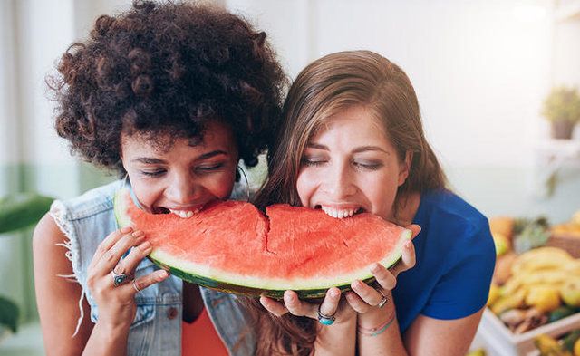 Melon, Watermelon, Citrullus, Eating, Food, Fruit, Child, Interaction, Plant, Smile, 
