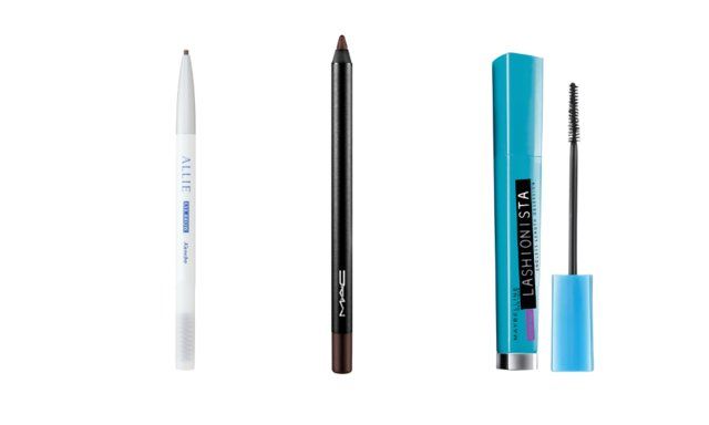 Turquoise, Pencil, Eye, Eye liner, Office supplies, Pen, Writing implement, Cosmetics, 
