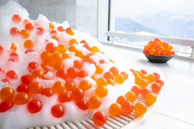 Food, Orange, Gummi candy, Gummy bear, Candy corn, Candied fruit, Candy, Cuisine, Confectionery, Dish, 