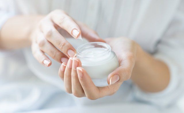 Skin, Product, Hand, Nail, Finger, Cream, Dairy, Skin care, Gesture, 