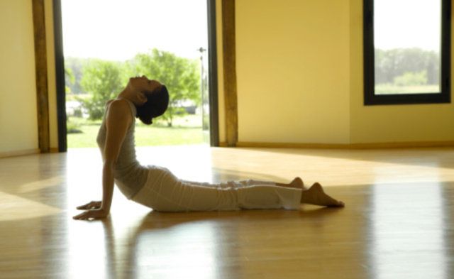 Physical fitness, Stretching, Yoga, Leg, Arm, Floor, Room, Flooring, Pilates, Hardwood, 