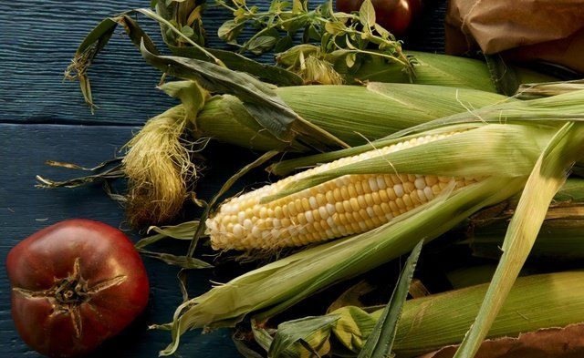 Sweet corn, Corn on the cob, Corn, Natural foods, Corn on the cob, Vegetable, Food, Local food, Vegetarian food, Corn kernels, 