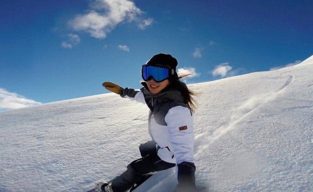 Skier, Snow, Recreation, Winter sport, Ski helmet, Piste, Winter, Sports equipment, Snowboarding, Ski, 