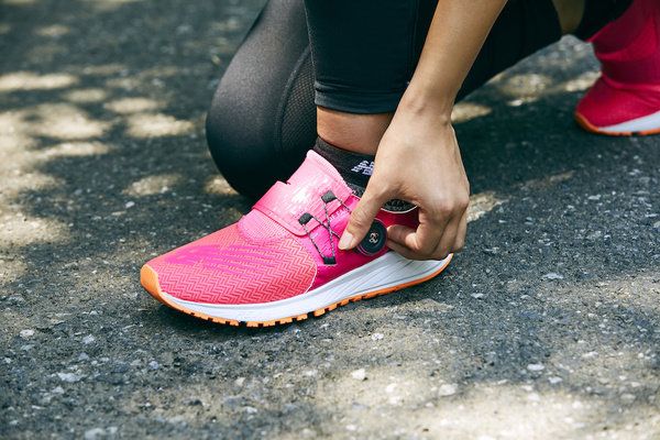 Human leg, Shoe, Red, Pink, Magenta, Carmine, Street fashion, Walking shoe, Nike free, Foot, 