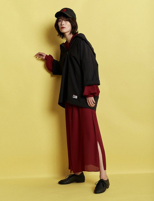 Clothing, Standing, Outerwear, Maroon, Costume, Robe, Sleeve, 