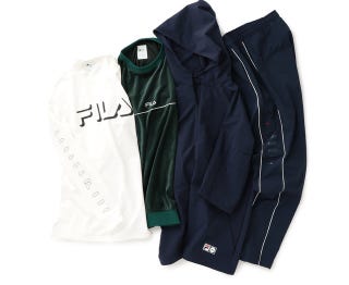 フィラ ホワイト ライン と アンルート のコラボレーションウェアが登場