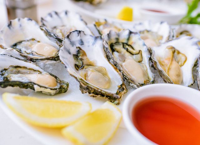 Food, Oyster, Oysters rockefeller, Dish, Seafood, Bivalve, Cuisine, Brunch, Ingredient, Delicacy, 