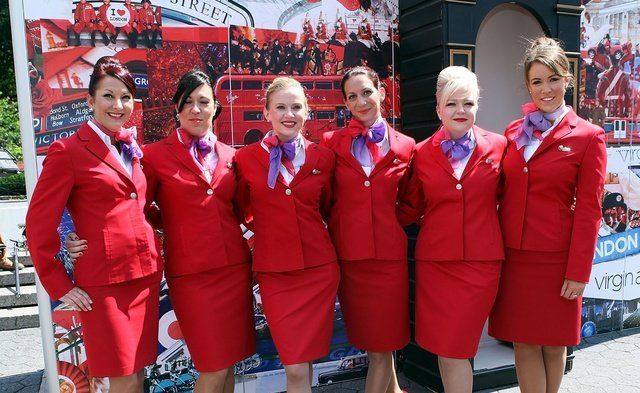 Red, Team, Uniform, Flight attendant, Event, Tradition, 