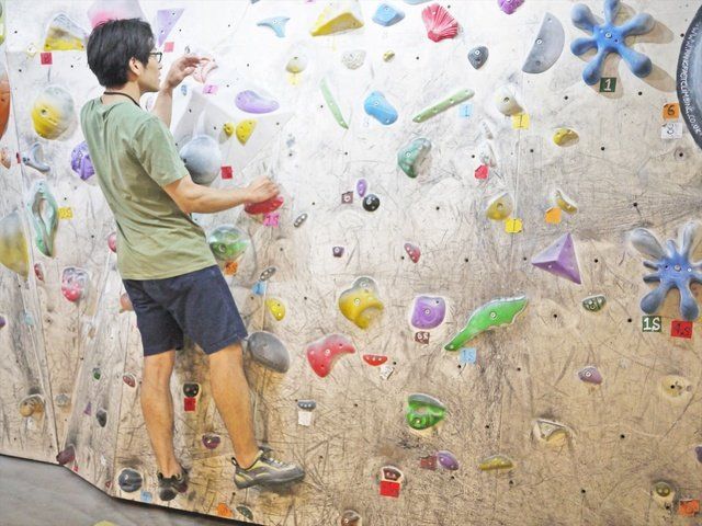 Climbing hold, Shoe, Recreation, Adventure, Climbing, Outdoor recreation, Sports, Shorts, Back, World, 