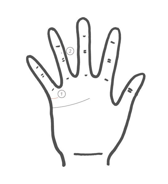 Finger, Hand, Line, Gesture, Line art, Personal protective equipment, Glove, Coloring book, Thumb, 
