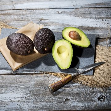Food, Avocado, Superfood, Fruit, Ingredient, Still life photography, Wood, Plant, Cutting board, Produce, 