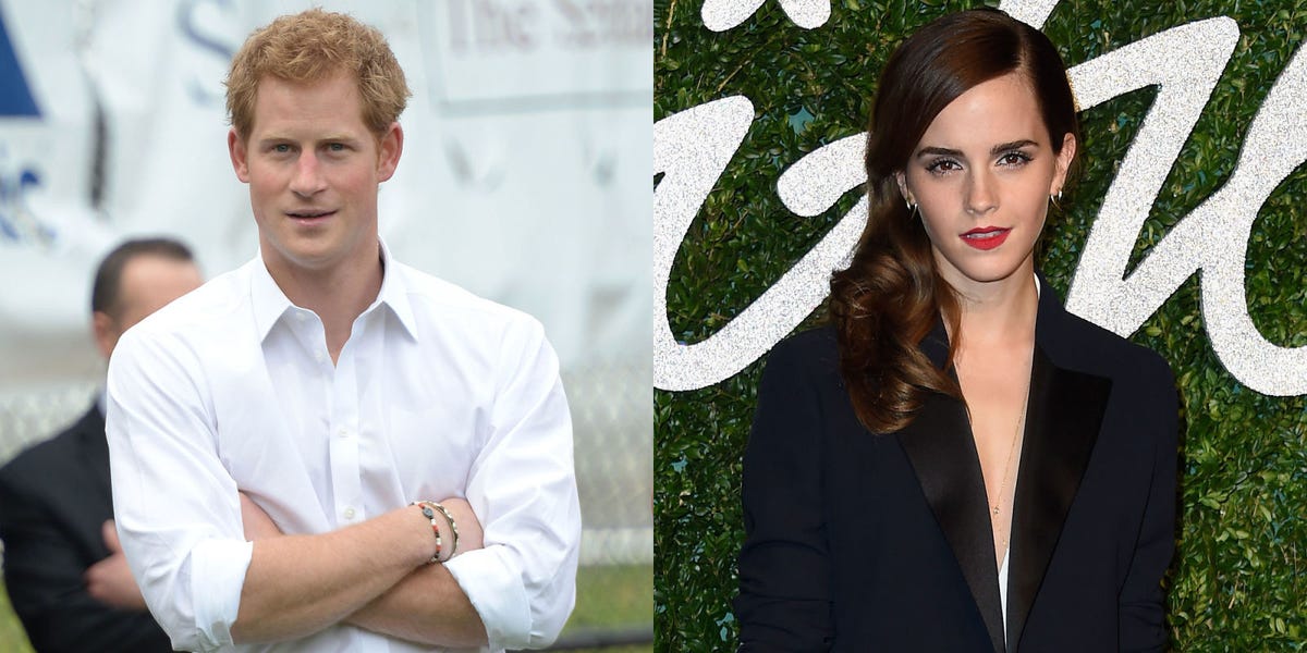 Emma Watson not dating Prince Harry but could be a princess without him