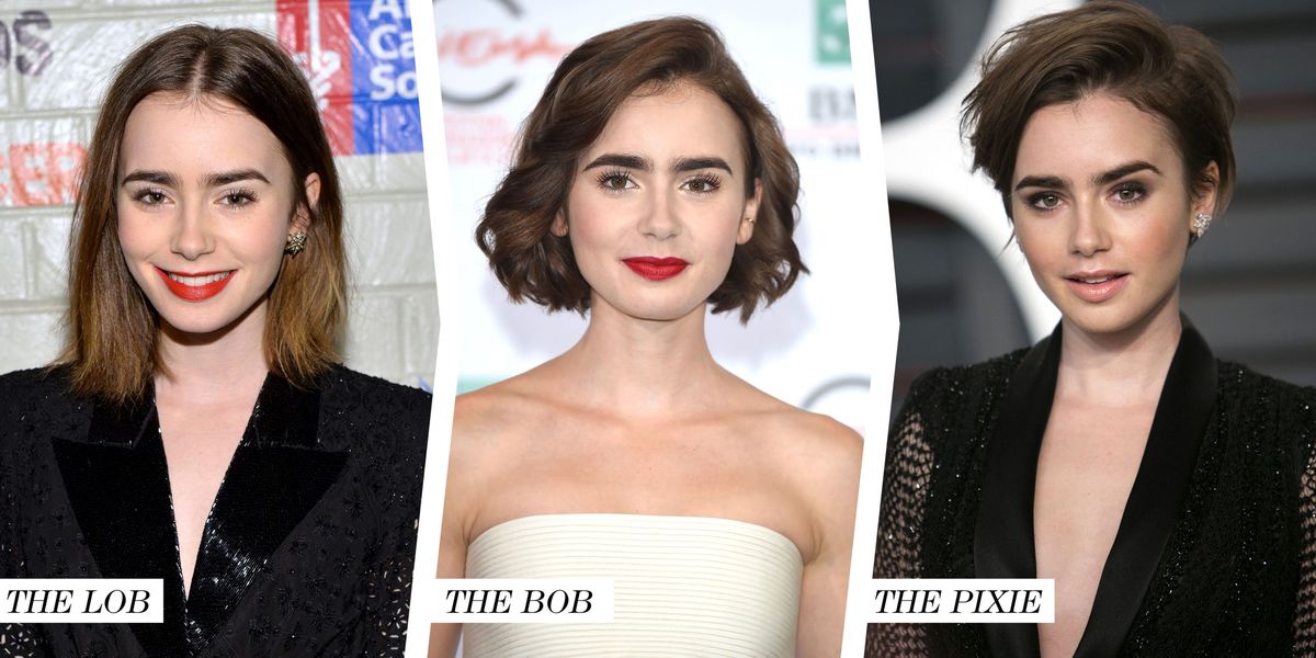 Behold Lily Collins 3 Step Action Plan For Getting The Coolest Cut Ever