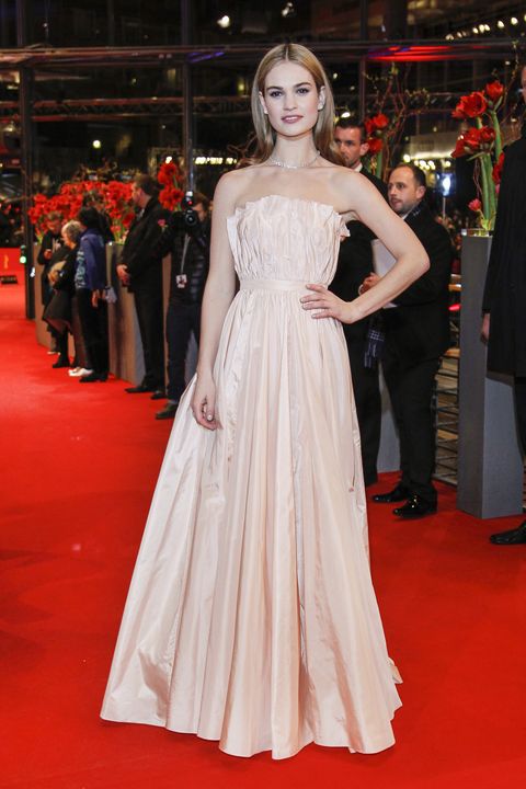 Lily James Best Red Carpet Looks - Lily James Cinderella IRL