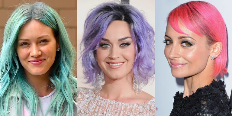 Purple Pink Hair  Color  Trends on Celebrities  in 2021