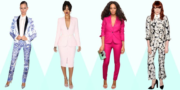 Celebrities in Suits - Spring Suit Inspiration