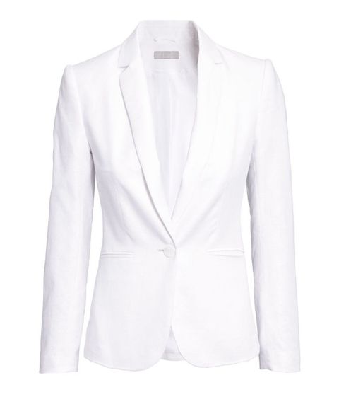 White Blazer Trend for Summer 2015 - How to Wear a White Blazer Like a Cape