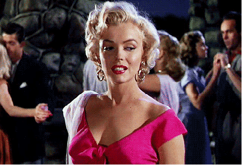Marilyn Monroe Gold Hoop Earrings Jewelry Image