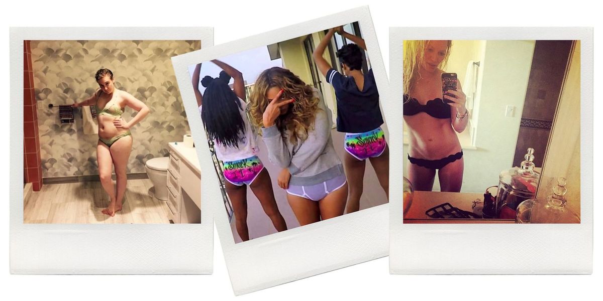 Celebrities In Their Underwear Body Positive Selfies