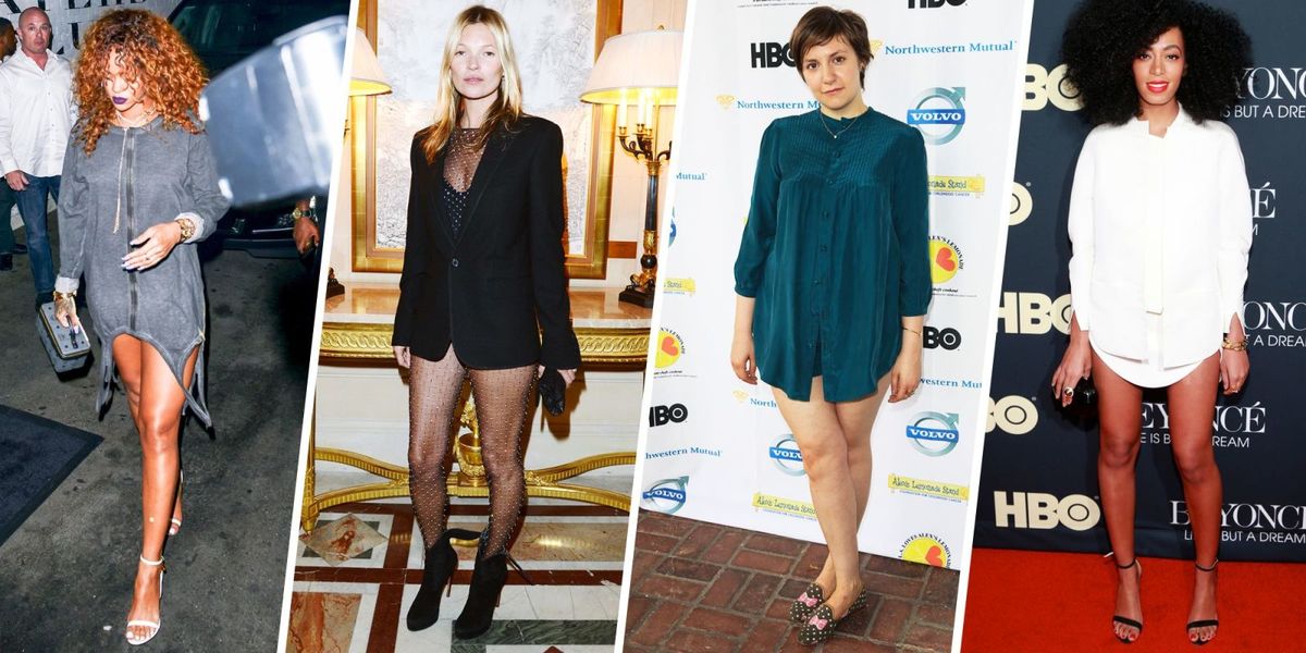 Celebrities Wearing No Pants - Celebrities Without Pants