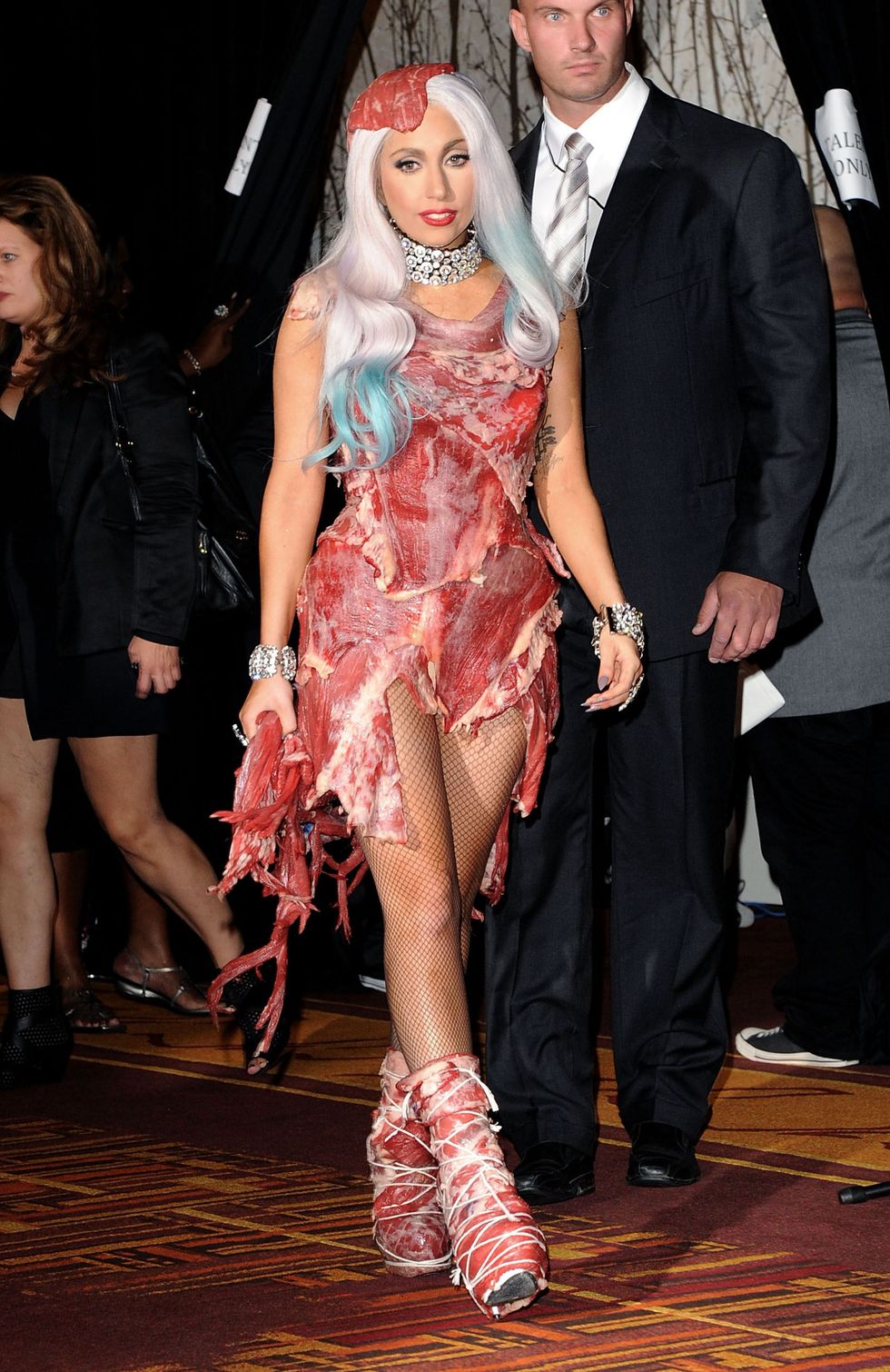 This Is What Lady Gagas Meat Dress Looks Like Now 