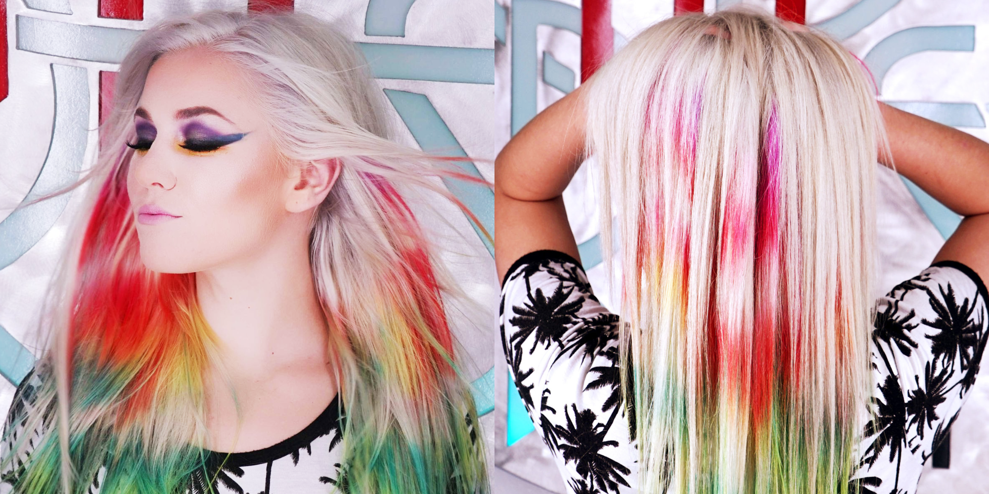 Tie Dye Hair Trend How To Tie Dye Your Hair