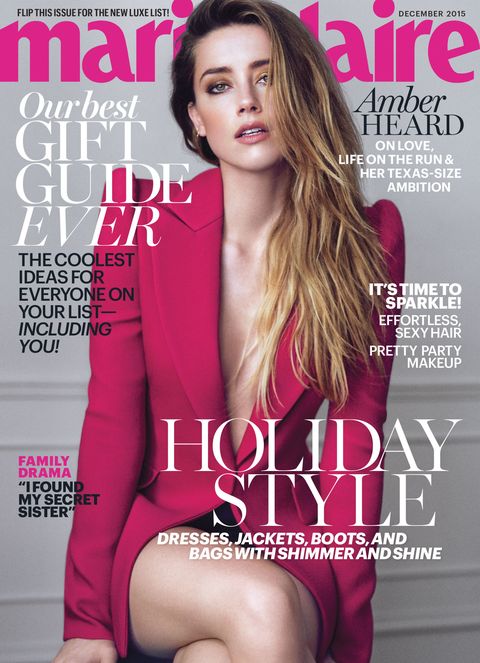 480px x 663px - Amber Heard Marie Claire Cover Interview December 2015