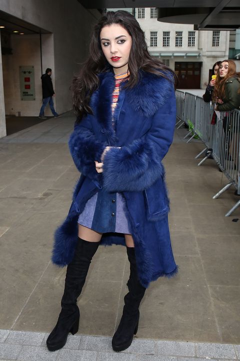 Celebrity Faux Fur Coats - Celeb Fur Coat Style