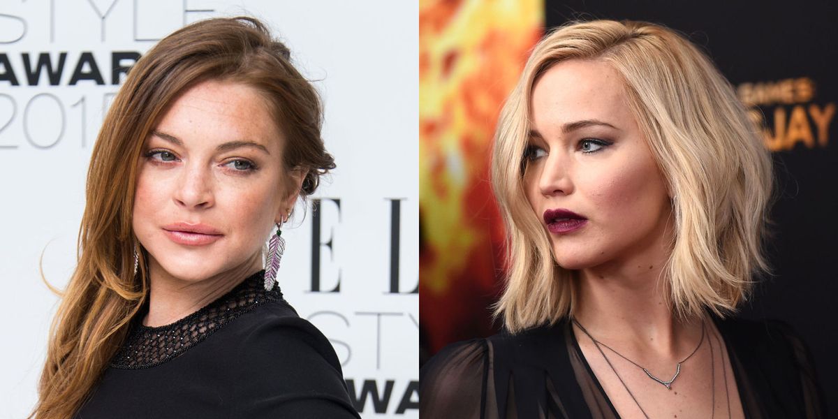 Lindsay Lohan Jennifer Lawrence Feud - Lindsay Lohan Maya Angelou