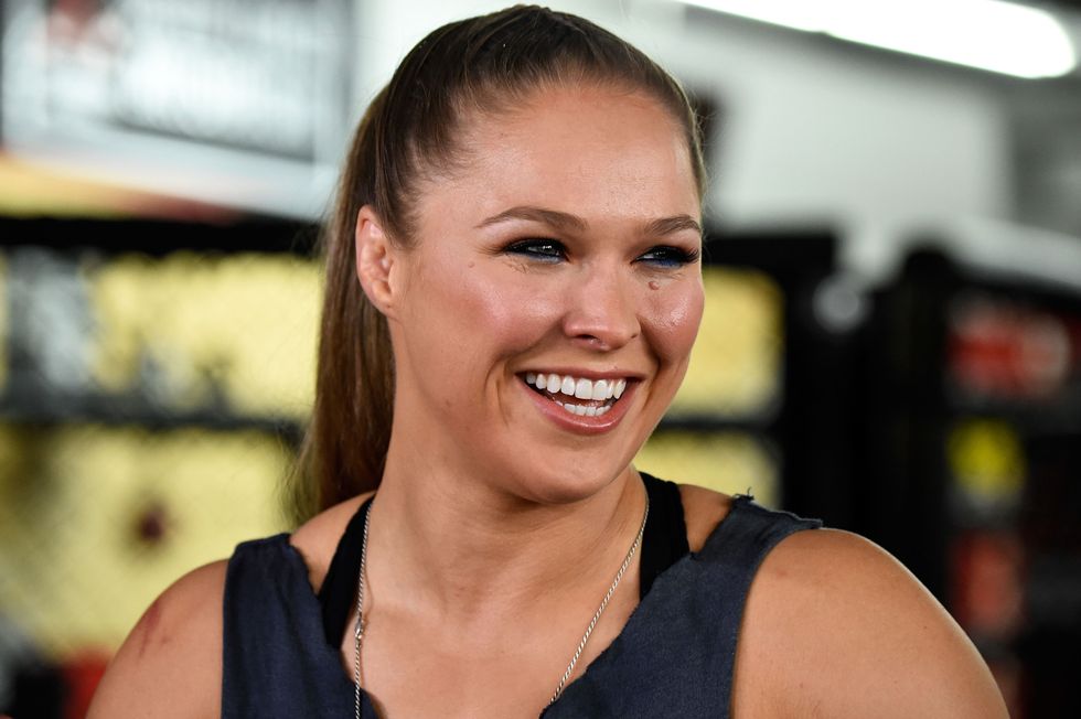 Ronda Rousey Wears Body Paint in Sports Illustrated Swimsuit Issue