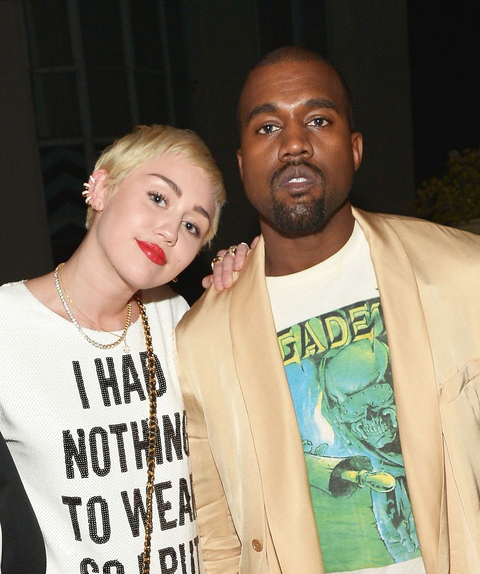 Listen To Miley Cyrus And Kanye Wests Black Skinhead Remix