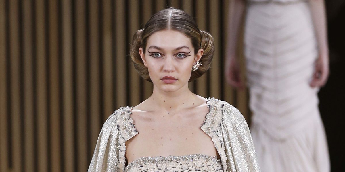 Gigi and Bella Hadid Walk Chanel Couture Spring 2016 - Guests at Chanel ...