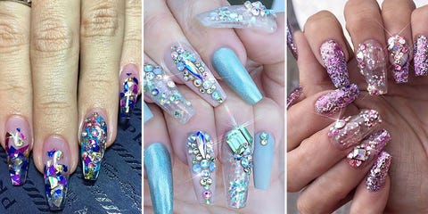 How To Give Yourself Aqua Nails Aquarium Nail Design Tutorial Video Image