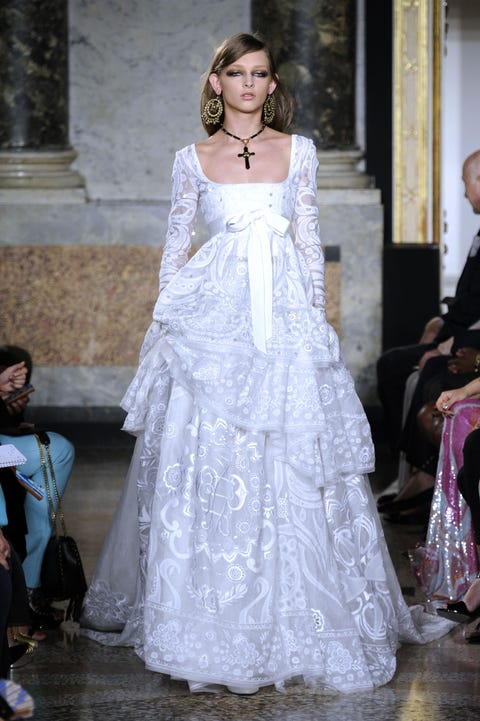 Ciara Wedding Gown Roberto Cavalli Inspiration P Emilio Pucci Spring