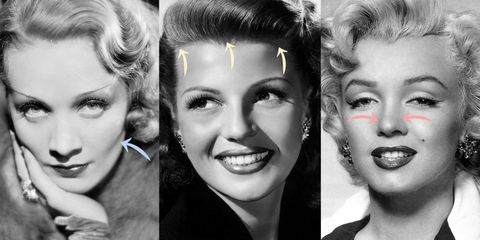50sstars - Old Hollywood Plastic Surgery Secrets - Marilyn Monroe ...