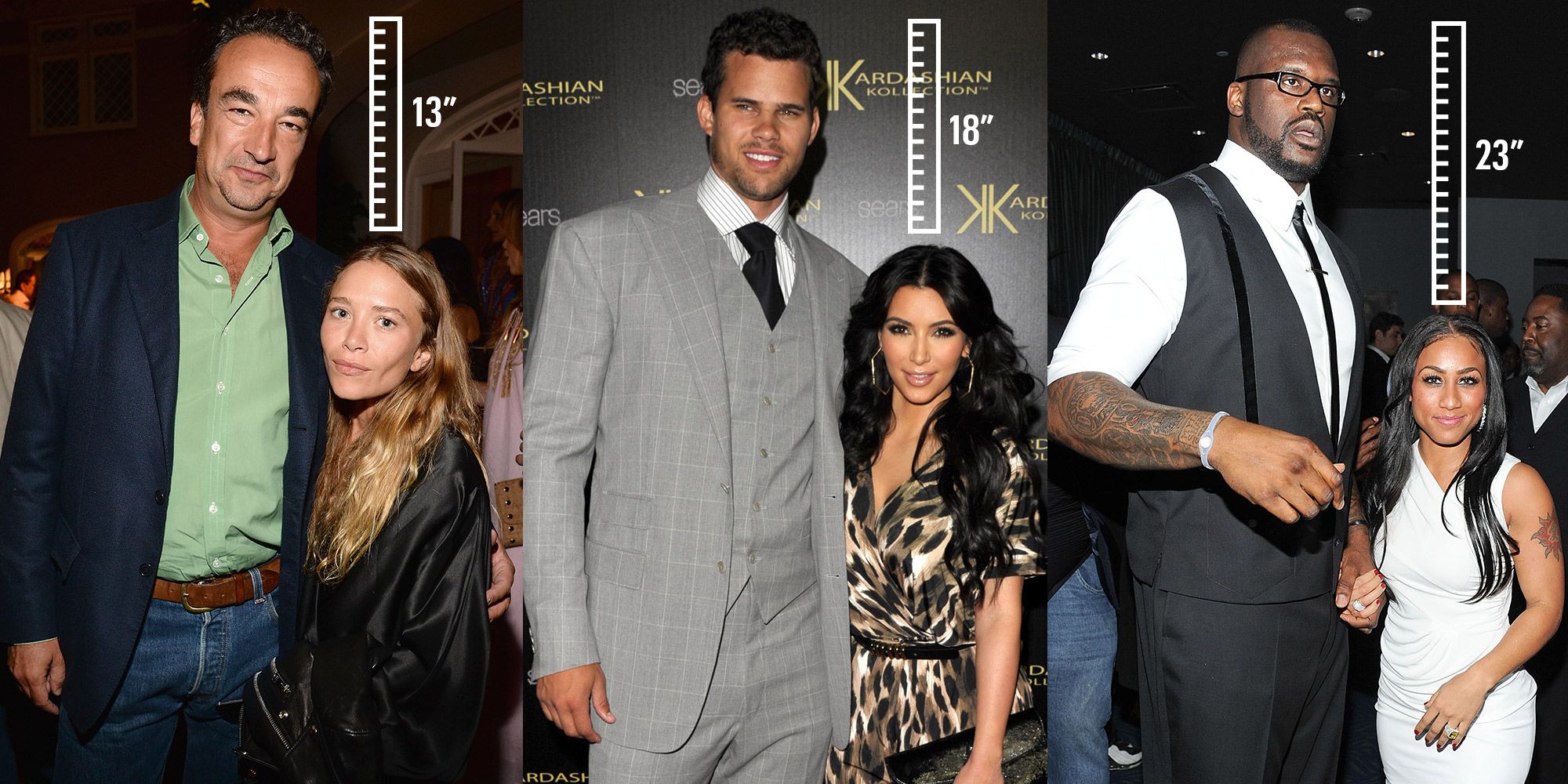Tall Man Small Woman Sex - Celebrity Couples with a Major Height Difference