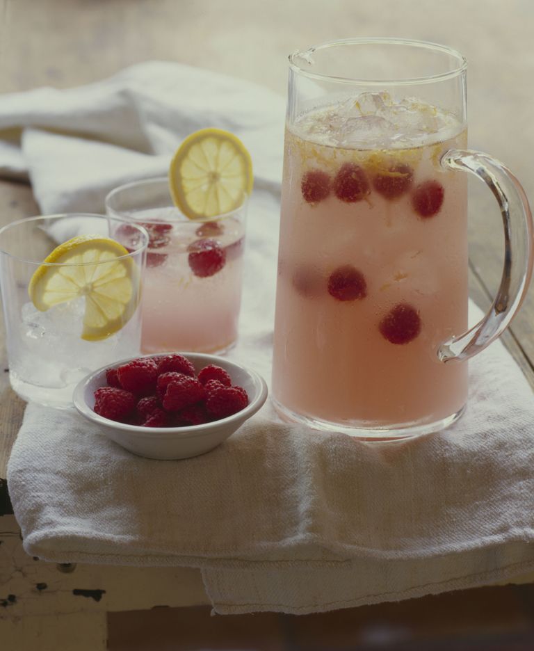 <p>A <a href="http://www.food.com/recipe/raspberry-lemoncello-sparkling-sangria-229686" target="_blank">*sparkling* sangria</a> that's sure to be a crowd-pleaser at parties. </p><p><strong>Ingredients:</strong></p><p>1cup Raspberries</p><p><a href="http://www.food.com/about/raspberry-287"></a>1 Lemon, zest of</p><p><a href="http://www.food.com/about/lemon-125"></a>3 fluid oz. Pink Lemonade</p><p>2 fluid oz. Lemon-Flavored Liqueur</p><p>1(750 ml) Bottle Sparkling Wine</p><p>3 cups Ice Cubes</p><p><strong>Directions:</strong></p><p><strong></strong>In a large glass pitcher, mix together the raspberries, lemon zest, lemonade, and Limoncello. Refrigerate for about two hours.When ready to serve, slowly add the sparkling wine, stir gently. Fill glasses with ice cubes and slowly pour sangria over the ice, allowing raspberries to fall into the glasses.</p>