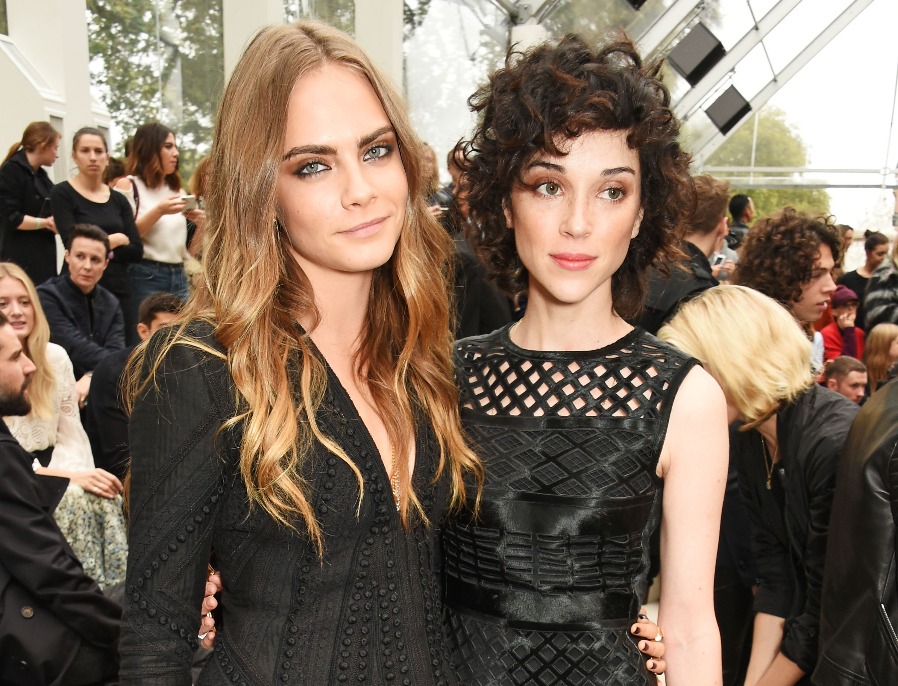 St Vincent Compared Cara Delevingne To Fiona Apple For Her Birthday St Vincent Posted A Picture Of Cara Delevingne That Looks Just Like A Fiona Apple Album