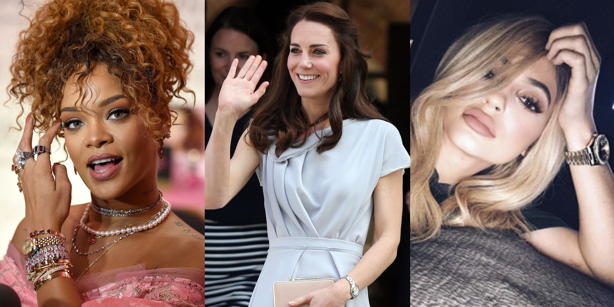female celebrities wearing cartier watches