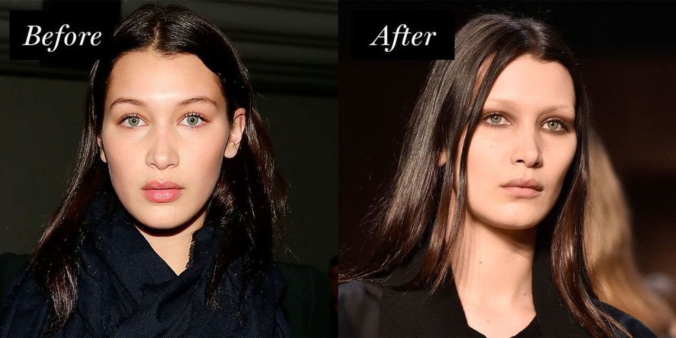 Celebrities With Bleached Brows Bleach Brows Before And After 7168