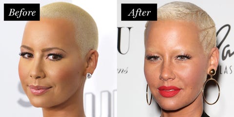 Celebrities With Bleached Brows - Bleach Brows Before And After