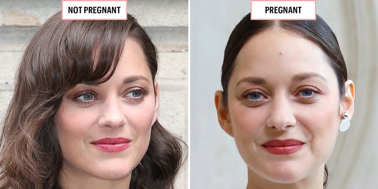 Celebrities When Pregnant Versus Not Pregnancy Glow Photos